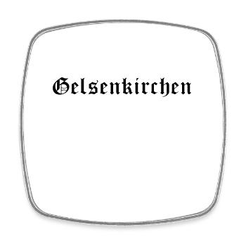 Gelsenkirchen - Square fridge magnet - white - Front