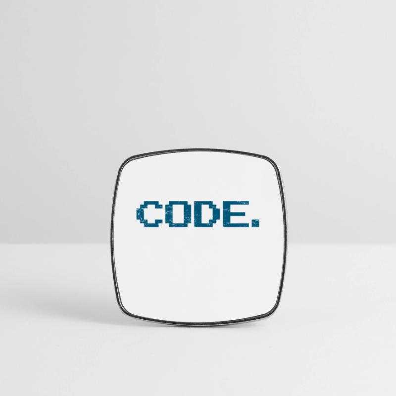 Programmieren Coden Informatik Viereckiger Kühlschrankmagnet