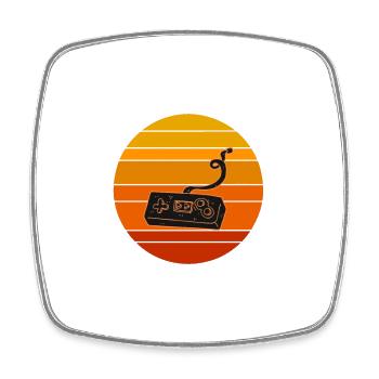 Gaming Gamer - Square fridge magnet - white - Front