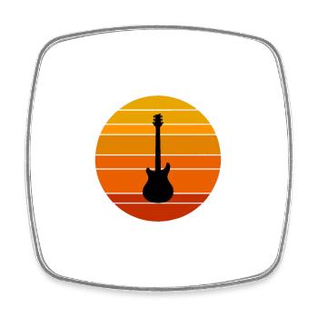 Music Guitar - Square fridge magnet - white - Front