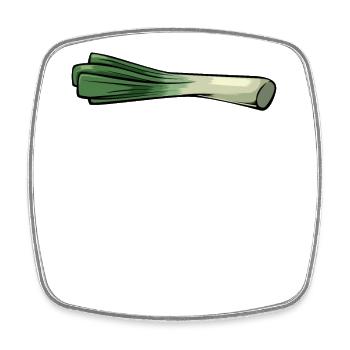 GOT LEEK? - Viereckiger Kühlschrankmagnet - Weiß - Vorne