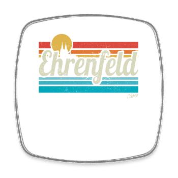 Ehrenfeld Veedel Cologne Quarter Retro Vintage Surfer - Square fridge magnet - white - Front