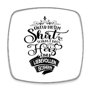 L’éducatrice idées de cadeaux - Magnet carré - blanc - Devant