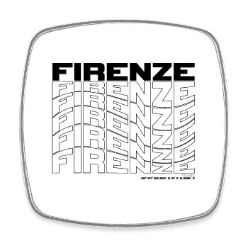 Florence Firenze - Magnet carré - blanc - Devant