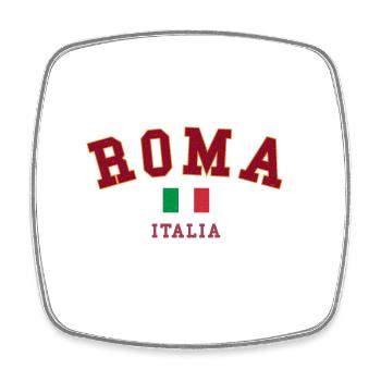 Roma Italia - Magnet carré - blanc - Devant
