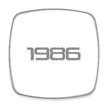 Born in 1986 - Square fridge magnet - white - Front