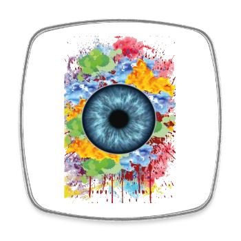 Eye - Square fridge magnet - white - Front