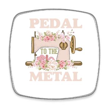 sew - Square fridge magnet - white - Front