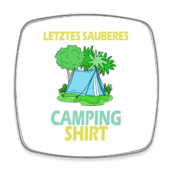 Pfadfinder Camping Pfadfinder Geschenk - Viereckiger Kühlschrankmagnet - Weiß - Vorne