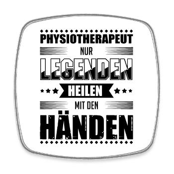 Physiotherapeut Geschenkideen - Viereckiger Kühlschrankmagnet - Weiß - Vorne