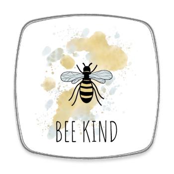 Bee Bee Child - Square fridge magnet - white - Front