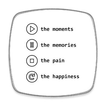 Mental Health Living Mindfulness Consciously - Square fridge magnet - white - Front