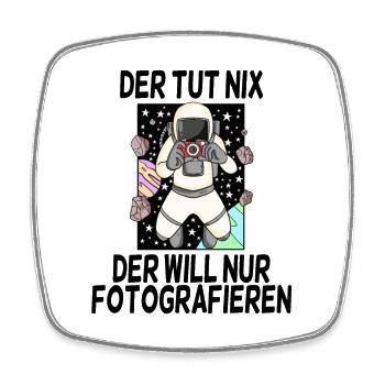 Fotograf Astronaut Fotograf Fotografie - Viereckiger Kühlschrankmagnet - Weiß - Vorne