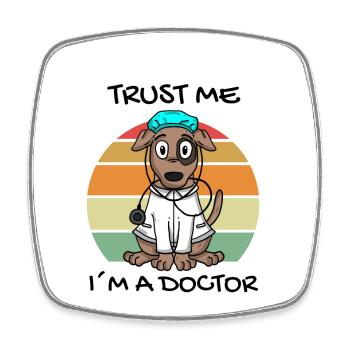 Vétérinaire vétérinaire vétérinaire cadeau - Magnet carré - blanc - Devant