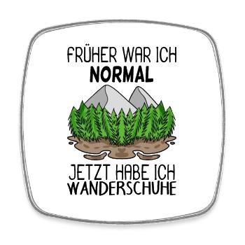Berg Berge Wandern - Viereckiger Kühlschrankmagnet - Weiß - Vorne