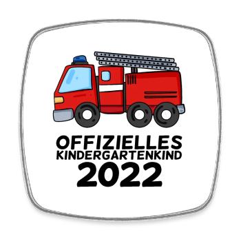 Kindergarten - Ich bin jetzt ein Kindergartenkind - Viereckiger Kühlschrankmagnet - Weiß - Vorne