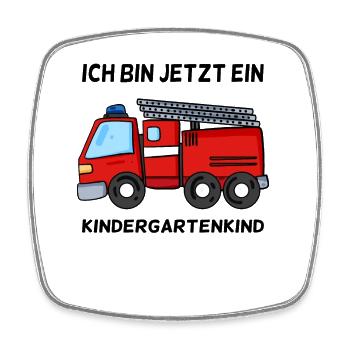 Kindergartenkind Kindergarten Geschenk - Viereckiger Kühlschrankmagnet - Weiß - Vorne