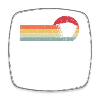 Accordion - Square fridge magnet - white - Front
