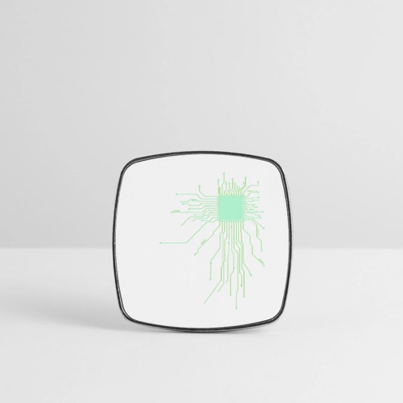 platine Core cpu Computer Nerd pc humor geek code Viereckiger Kühlschrankmagnet