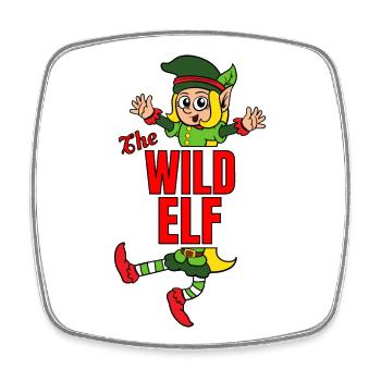 The Wild Elf Elfe Partnerlook Weihnachtself - Viereckiger Kühlschrankmagnet - Weiß - Vorne