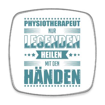 Physiotherapeut Geschenkideen - Viereckiger Kühlschrankmagnet - Weiß - Vorne