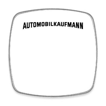 Automotive salesman - Square fridge magnet - white - Front