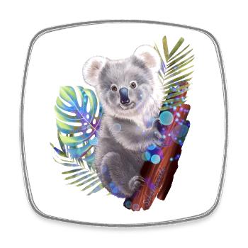 Koala bear - Square fridge magnet - white - Front