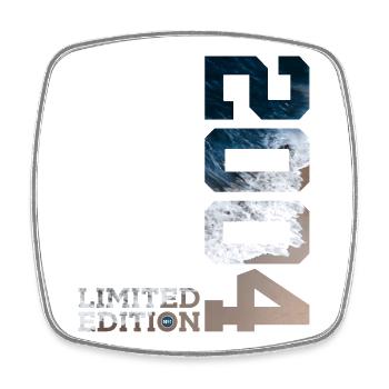 22ND BIRTHDAY LIMITED EDITION 2004 - Square fridge magnet - white - Front