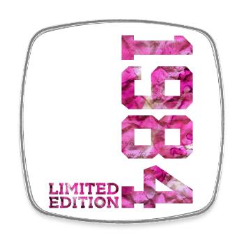 ÉDITION LIMITÉE 1984 PINK 42E ANNIVERSAIRE - Magnet carré - blanc - Devant