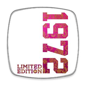 54TH BIRTHDAY PINK LIMITED EDITION 1972 - Square fridge magnet - white - Front