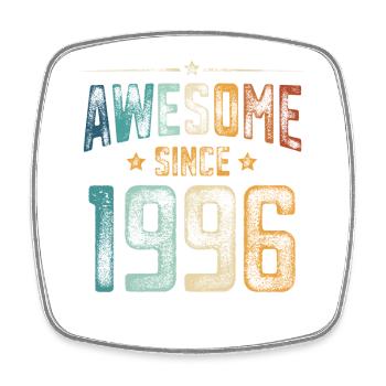 1996 Naissance Année de naissance - Magnet carré - blanc - Devant