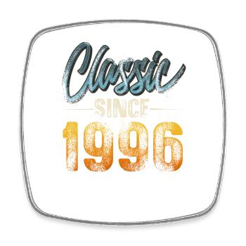 1996 Année de naissance Anniversaire Année de construction Millésime - Magnet carré - blanc - Devant