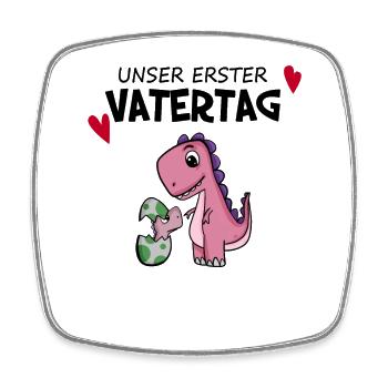 Vatertag - erster Vatertag Geschenk - Viereckiger Kühlschrankmagnet - Weiß - Vorne