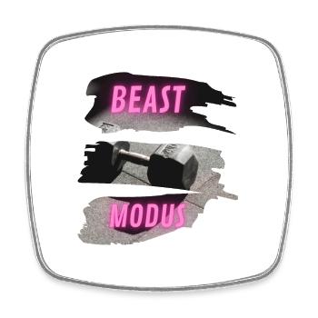 Fitness Zubehör für Frauen, perfekt fürs Gym! - Viereckiger Kühlschrankmagnet - Weiß - Vorne
