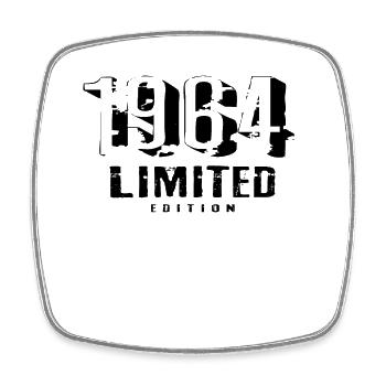 58. Geburtstag Limited Edition 1964 58 Jahre - Viereckiger Kühlschrankmagnet - Weiß - Vorne