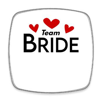 Team Bridal Wedding Celebration - Square fridge magnet - white - Front