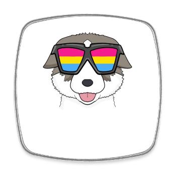 Pansexuell Thai Bangkaew Dog Hund - Viereckiger Kühlschrankmagnet - Weiß - Vorne