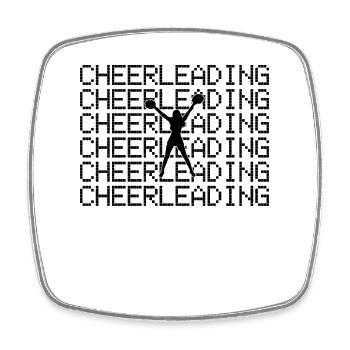 cheerleading - Square fridge magnet - white - Front