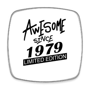 1979 - Jahrgang 1979 - Fantastisch seit 1979 - Viereckiger Kühlschrankmagnet - Weiß - Vorne