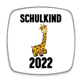 Schuldkind Einschulung 2022 - Viereckiger Kühlschrankmagnet - Weiß - Vorne