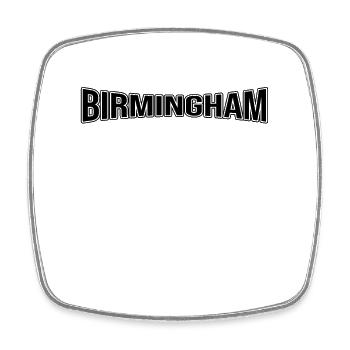 Birmingham - Magnet carré - blanc - Devant
