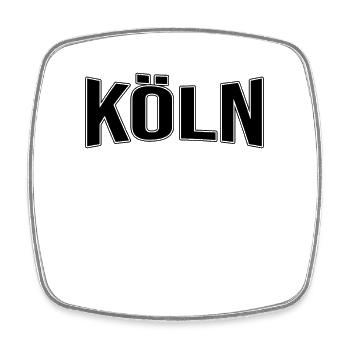 Cologne - Square fridge magnet - white - Front
