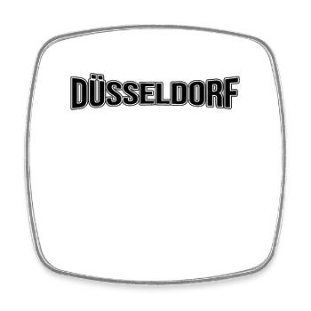 Dusseldorf - Square fridge magnet - white - Front
