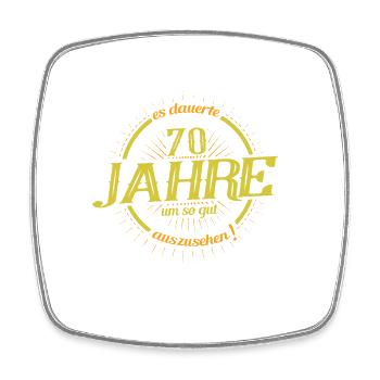 70. Geburtstag es dauerte 70 Jahre so gut - Viereckiger Kühlschrankmagnet - Weiß - Vorne