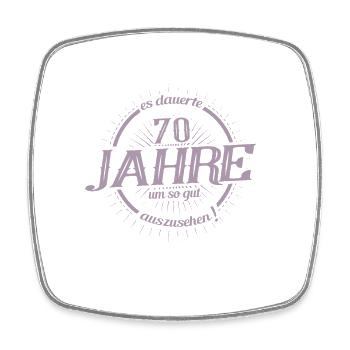 70. Geburtstag es dauerte 70 Jahre so gut - Viereckiger Kühlschrankmagnet - Weiß - Vorne
