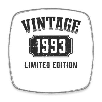 29 years 29th birthday Limited Edition 1993 - Square fridge magnet - white - Front