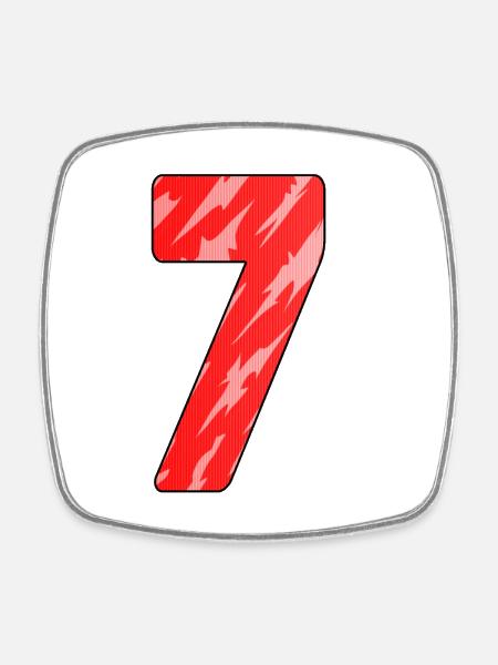 7 - Magnet carré - blanc