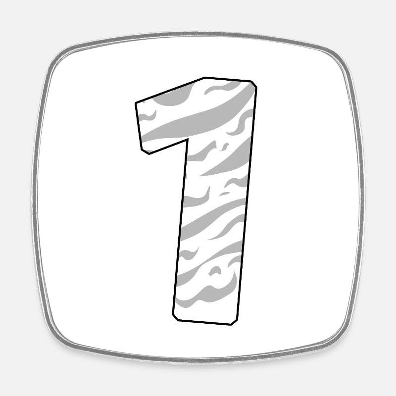 1 - Magnet carré - blanc