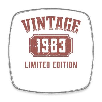 39 ans Édition Limitée 39ème anniversaire 1983 - Magnet carré - blanc - Devant