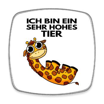 Teamleiter Giraffe Trainer Leitung Chef - Viereckiger Kühlschrankmagnet - Weiß - Vorne